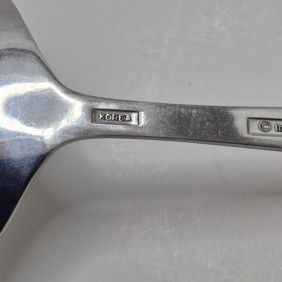 Serta Imperial Stainless Steel Vintage Korea Serving Fork and Ladle Set - Picture 9 of 12